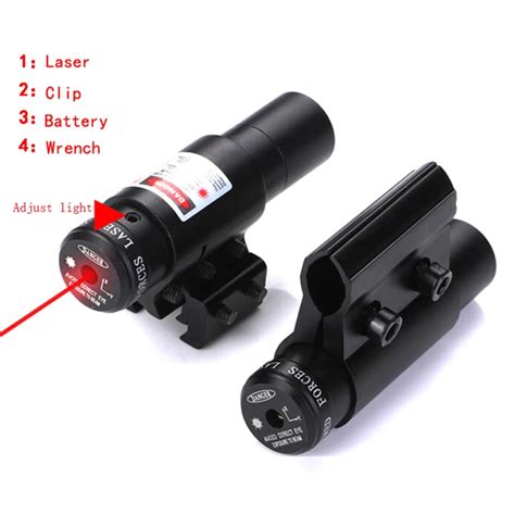 Tactical Red Dot Red Laser Sight With Tail Switch Scope Pistol Optics