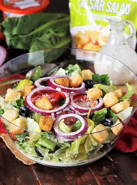 We also love the menu choices, and. Copycat Olive Garden Salad & Dressing | The Kitchen is My ...
