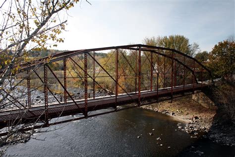 New Sharon Bridge Historic 1916 Pennsylvania Through Truss Flickr