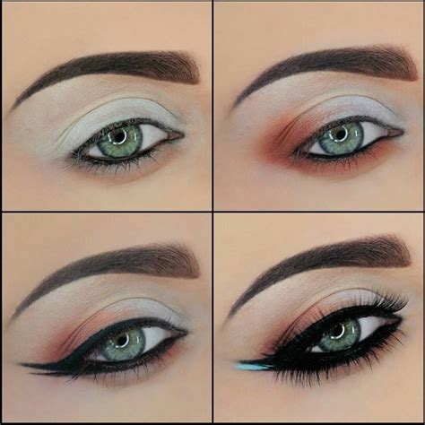 26 easy step by step makeup tutorials for beginners bright pink eye makeup metallic eye makeup