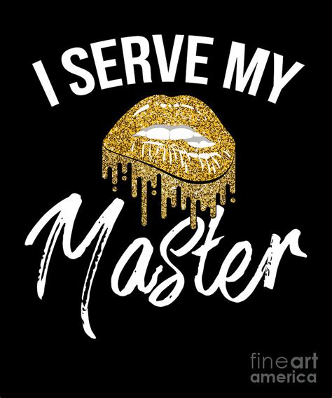 I Serve My Master Submissive Bdsm Drawing By Noirty Designs