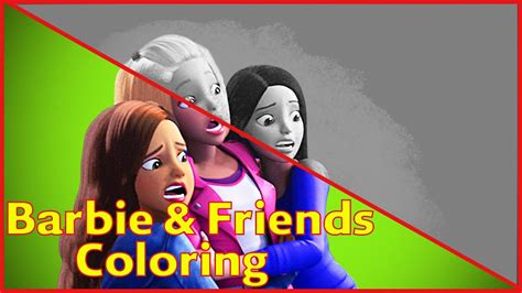 Barbie Coloring Pages Spy Squad Part 4 Barbie Coloring Pages Fun