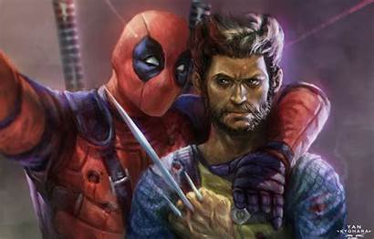 Deadpool Wolverine Marvel Wade Selfie Wilson Dedpul
