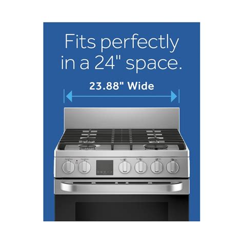 Haier 24 In 4 Burners 29 Cu Ft Convection Oven Freestanding Natural