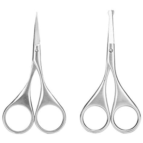 Nose Hair Scissors Set For Women And Men Grooming Scissors For