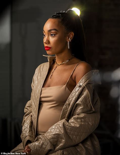 Pregnant Leigh Anne Pinnock Revealed As Maybelline New York S New Uk Ambassador Daily Mail Online