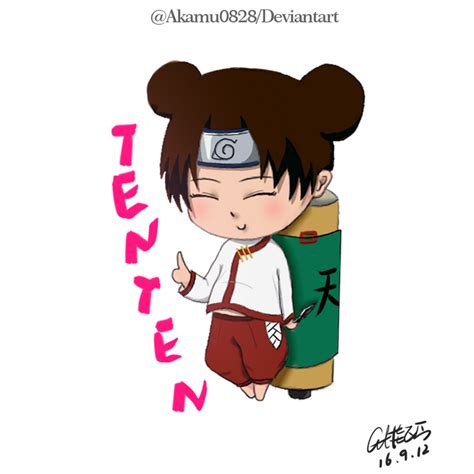 Chibi Tenten By Akamu0828 On Deviantart