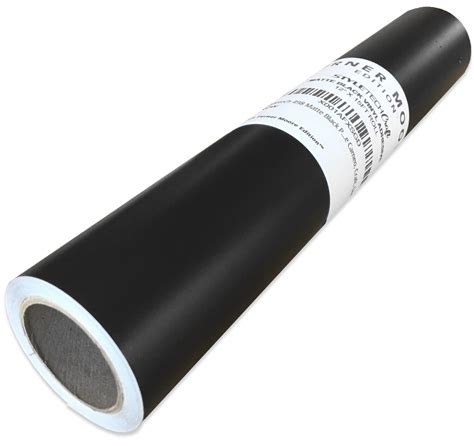 Matte Black Vinyl Adhesive Roll 12 X 15 Ft By Turner Moore Vinyl