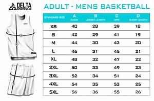 Size Charts Delta Sportswear Philippines