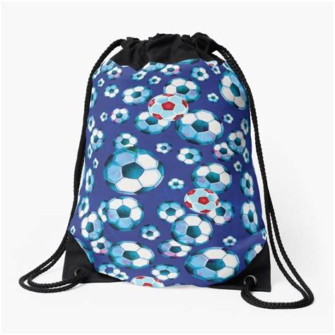 Its A World Of Soccer Balls Drawstring Bag By Linda Lamme In 2020