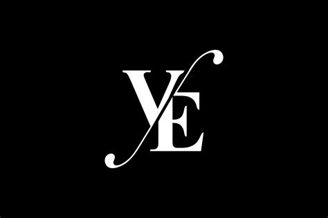 Ve Monogram Logo Design By Vectorseller Thehungryjpeg Com