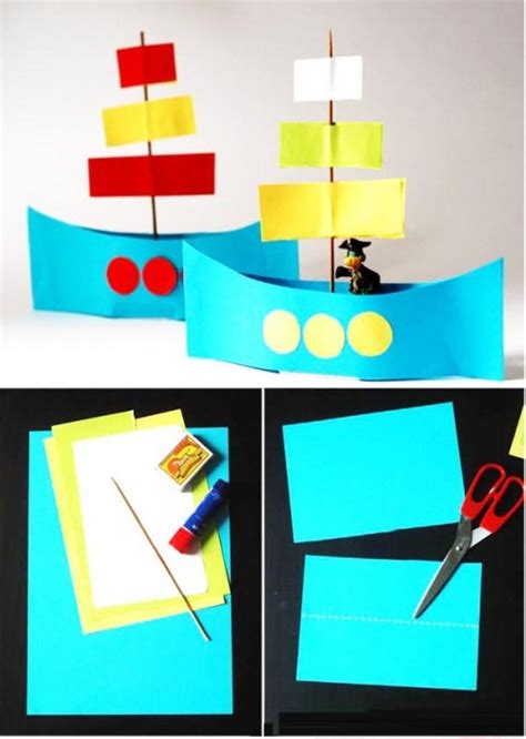 Кораблик в технике оригами