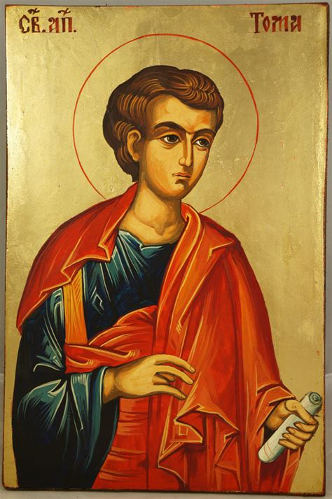 Saint Thomas The Apostle Hand Painted Icon Blessedmart