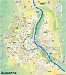 Auxerre Tourist Map - Ontheworldmap.com