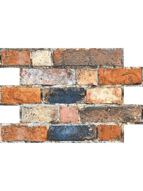 Rustic Brick Effect Porcelain Wall Tiles 170x520mm Brick Effect