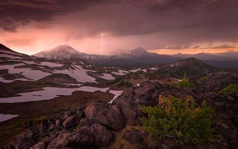 Storm Lightning Nature Landscape Clouds 1080p 2k 4k 5k Hd Wallpapers