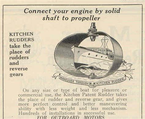 Old Marine Engine Kitchen Rudder