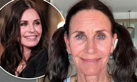 Courteney Cox Puts Faceapp To The Test In Hilarious New Photo Featuring Her Old Filtered Face