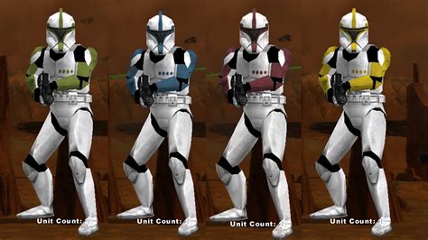 Star Wars The Clone Wars Clone Troopers Ranks
