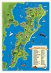 Mapa y plano de Florianópolis, Brasil