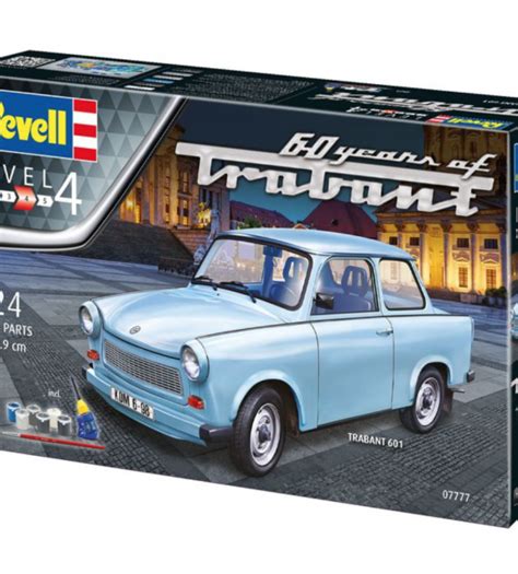 Trabant 601s 60 Years Of Trabant Model Kit By Revell 124 Scale