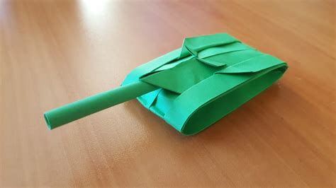 KaĞittan Tank Yapimi How To Make A Paper Tank Origami Tank Youtube