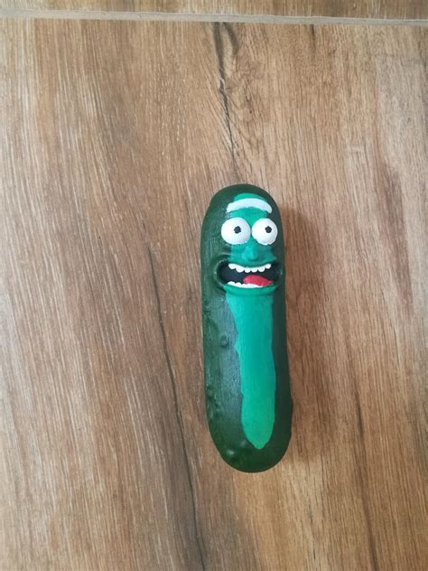 3d Printable Pickle Rick By 3d Print Guy