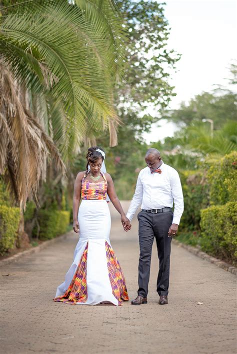 the groom and his bride purity and waweru kenyanwedding wedding prep red wedding wedding