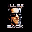 The Terminator Arnie Close Up Glasses Ill Be Back Men's T-Shirt ...