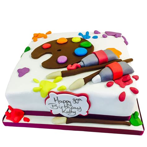 Artist Cake Buy Online Free Uk Delivery New Cakes