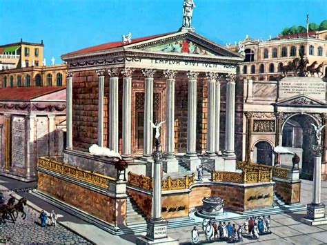 Roman Forum Reconstruction Ancient Roman Architecture Pompeii And
