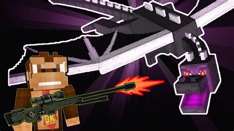 Minecraft Gun Speedrun I Shot The Ender Dragon Youtube