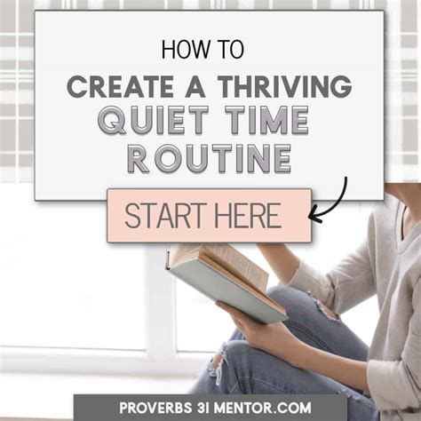 How To Create A Thriving Quiet Time Routine Proverbs 31 Mentor