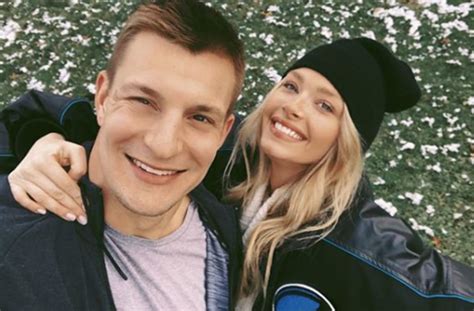 Who Is Rob Gronkowskis Girlfriend Meet Sports Illustrated Model