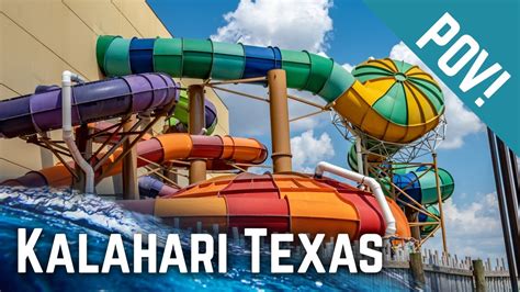 All Water Slides At Kalahari Resort Round Rock Texas Pov Youtube