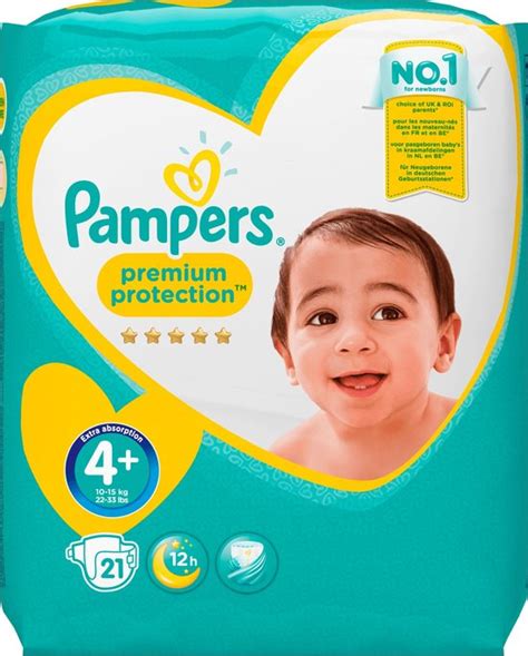 Pampers Premium Protection - Maat 4+ (10-15 kg) - 84 luiers (4x21