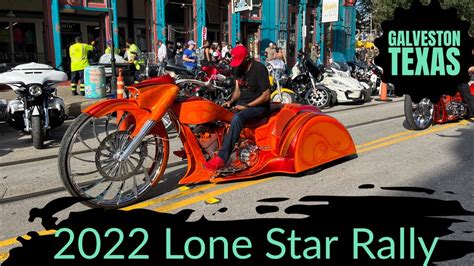 2022 Lone Star Motorcycle Rally In Galveston Texas Youtube