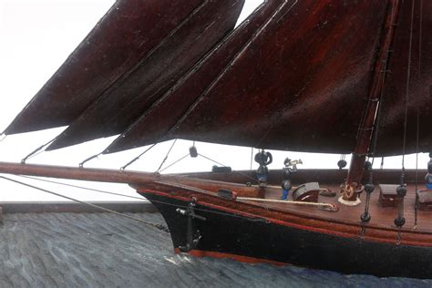 Lot Detail Model Of A Two Masted Schooner