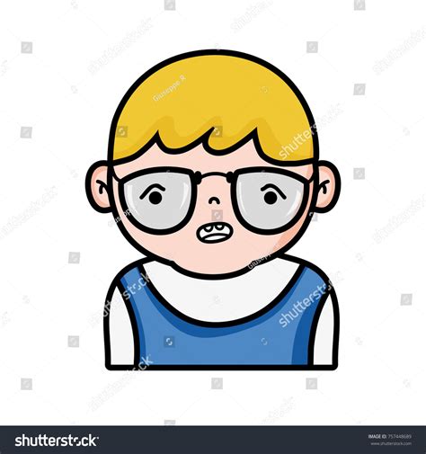 Avatar Boy With T Shirt And Hairstyle Design Royalty Free Stock