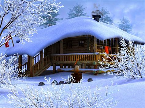 Cozy Winter Scenes Wallpaper Wallpapersafari