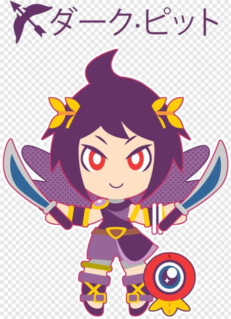 Dark Pit Chibi Dark Pit By Itachi Roxas On Deviantart Png Download