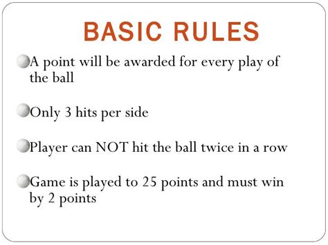 Basic Volleyball Rules And Terminology - Volleyball