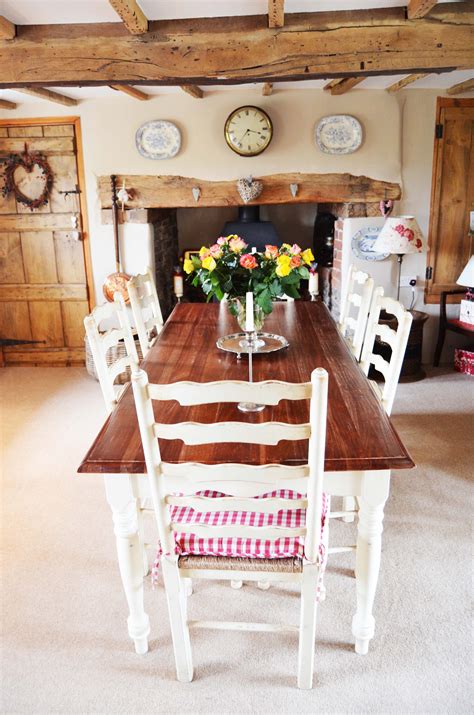 Shabby Chic Dining Room Kitchen Table Country Cottage