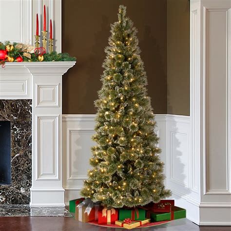 Darby Home Co Pine 75 Green Slim Artificial Christmas Tree With 600