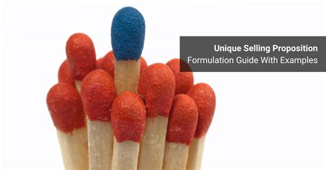 Unique Selling Propositions Usp Formulation Guide W Examples