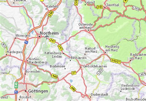 Weitere ideen zu deutschlandkarte, landkarte, karte deutschland. Harz Karte Landkarte / Michelin Landkarte Schierke ...