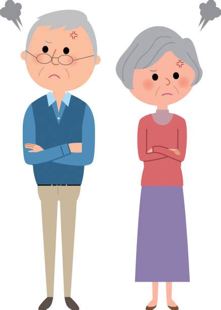 Angry Old Couple Illustrations Royalty Free Vector Graphics And Clip Art