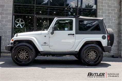 Jeep Wrangler With 17in Black Rhino Tanay Wheels Exclusively From