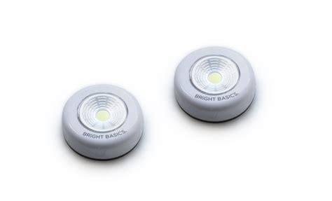 bright basics 2 pack ultra thin wireless led puck lights aduro products