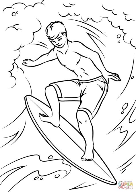 Print these off or color online with our picks for the five best sites to get your color on. Waves Coloring Page at GetColorings.com | Free printable ...